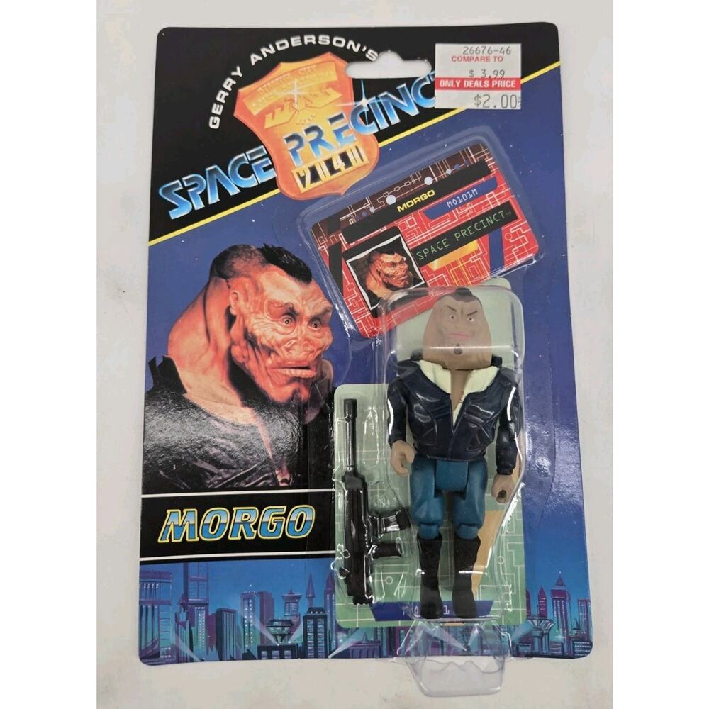 Space Precinct Morgo Action Figure Gerry Anderson Vivid 1994 NOS